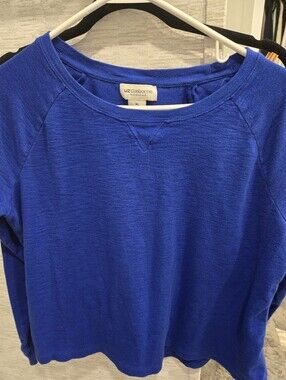 Liz Claiborne Weekend Bright Blue Crewneck Sweatshirt